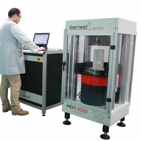 Máquina de ensayo para materiales de alta resistencia a la compresión – Serie MEH