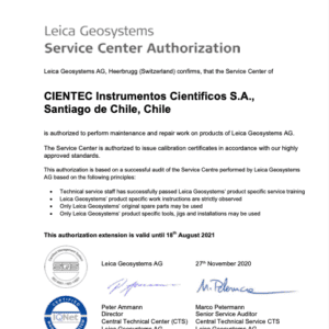 Único servicio técnico certificado en Chile por Leica